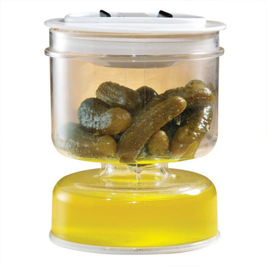 Kimchi Dry Wet Separation Tank Hourglass Design Pickles Jar Pickle Olives Cucumber Container for Home Kitchen Separator Tools