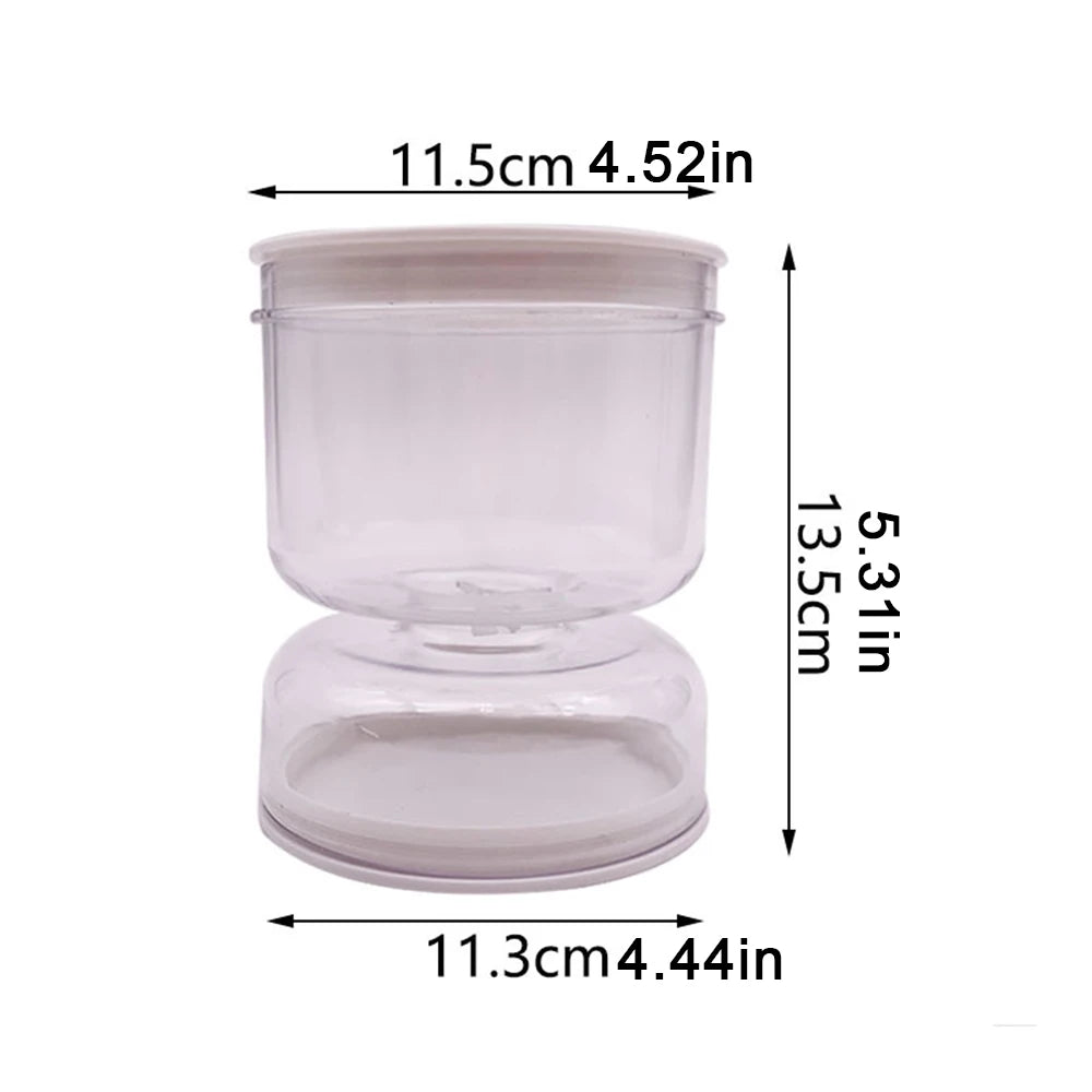 Kimchi Dry Wet Separation Tank Hourglass Design Pickles Jar Pickle Olives Cucumber Container for Home Kitchen Separator Tools